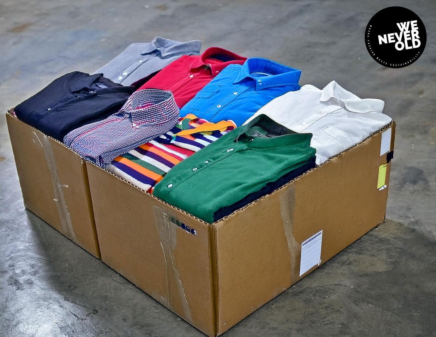 Men’s Clothing Bundle 50 pcs | Mix Sizes S-2X | Wholesale, Resale, Consignment